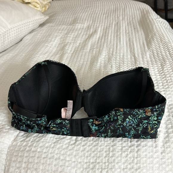 Victoria's Secret Black Floral Print Bra - Picture 2 of 3